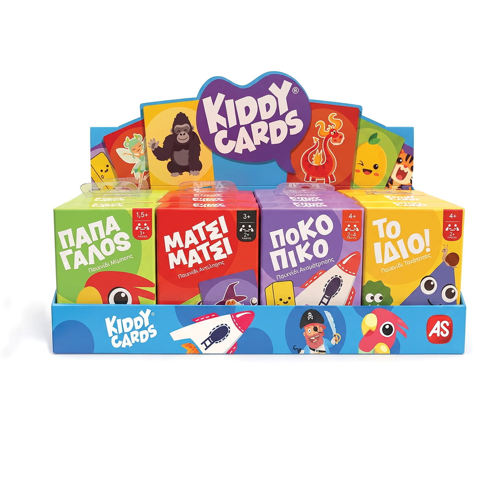 AS Games Παιχνίδια Με Κάρτες Kiddy Cards Assortment Για 18+ Μηνών 1040-26101