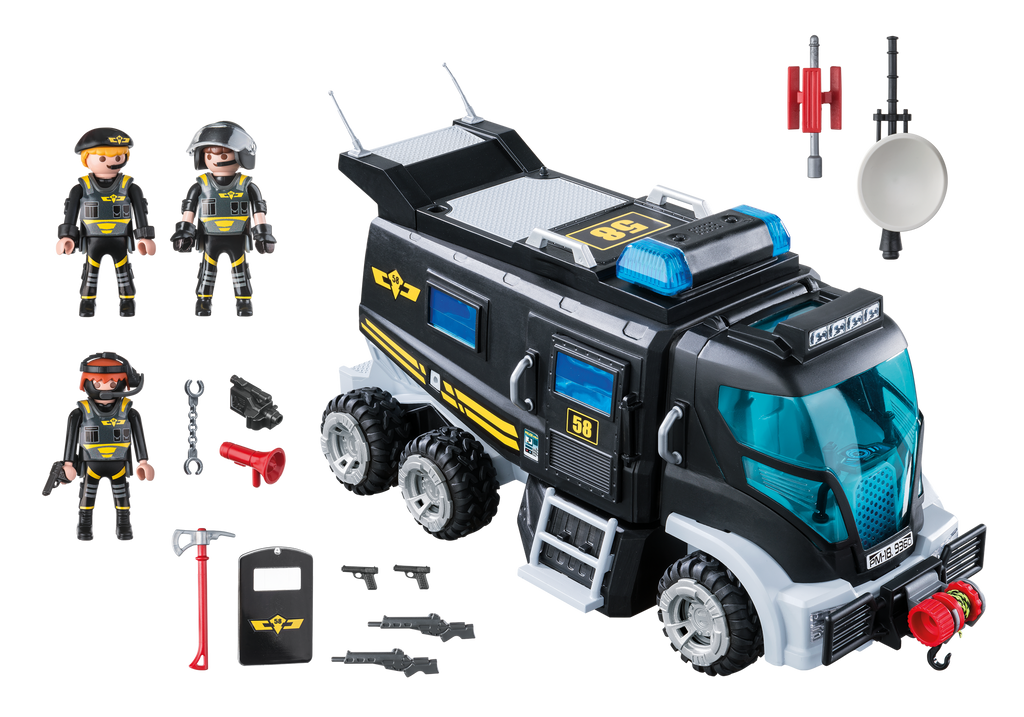 Playmobil Θωρακισμένο όχημα Ομάδας Ειδικών Αποστολών 9360