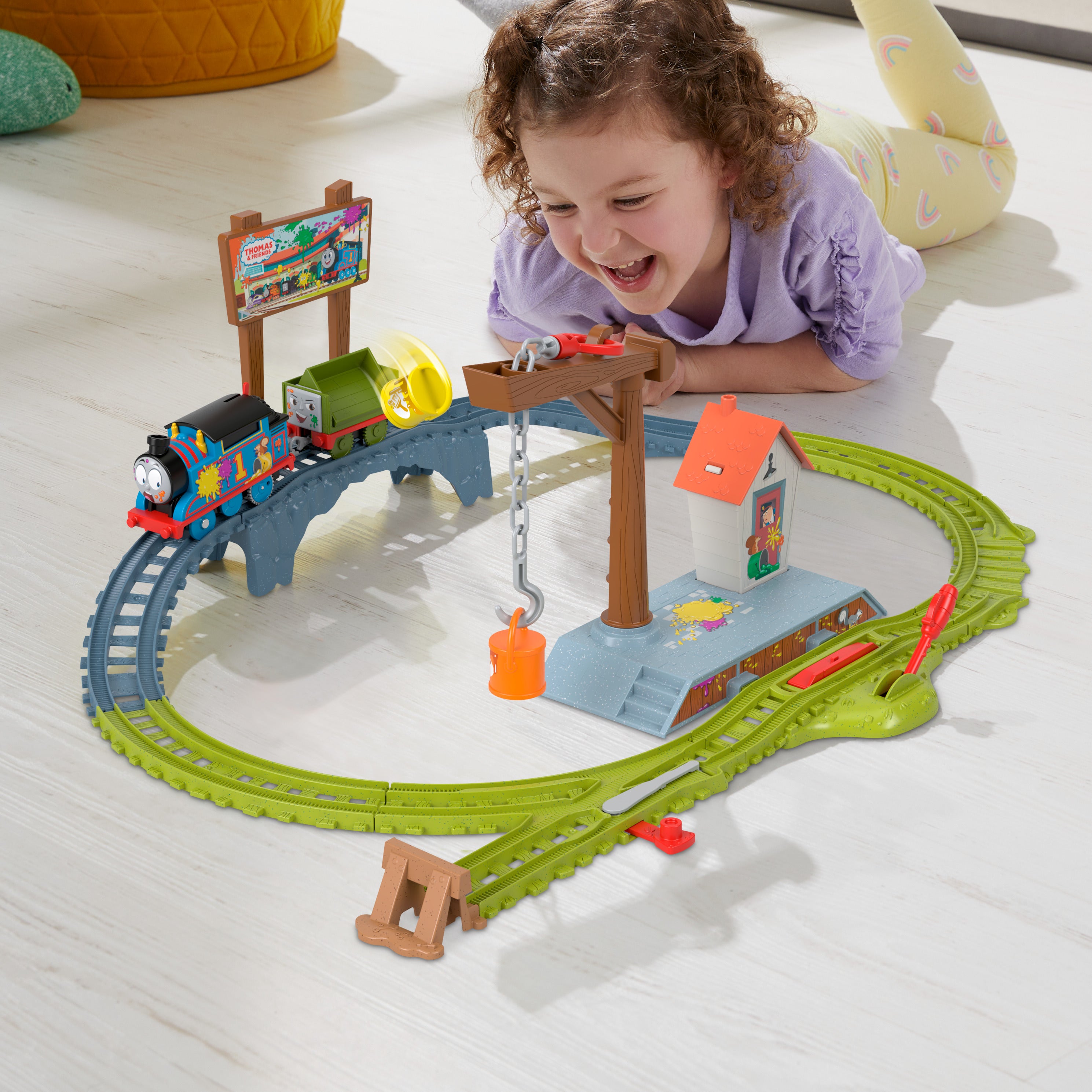 Fisher Price Thomas Πίστα Χρωμάτων (HTN34)