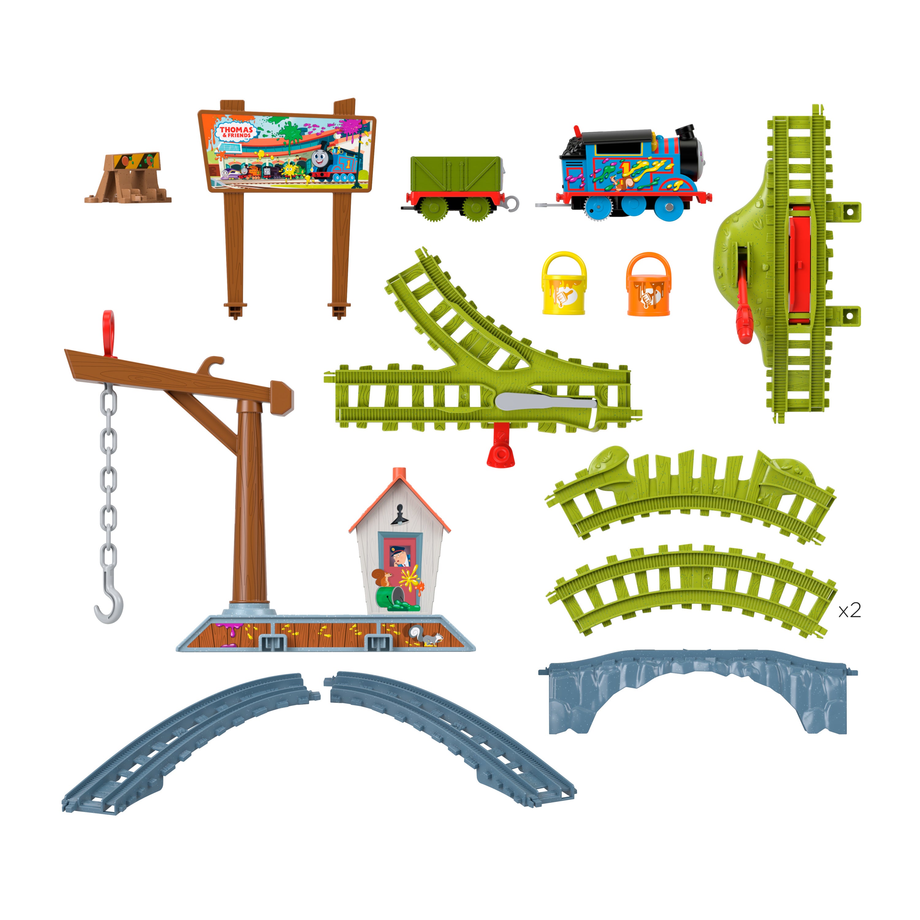 Fisher Price Thomas Πίστα Χρωμάτων (HTN34)