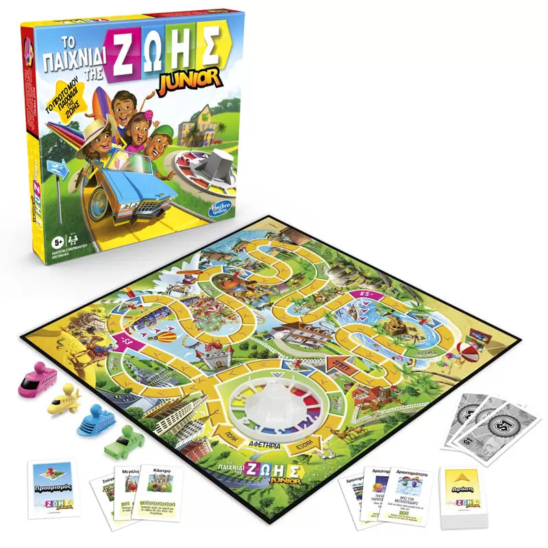 Hasbro Επιτραπέζιο Το Παιχνίδι της Ζωής Junior (E6678)