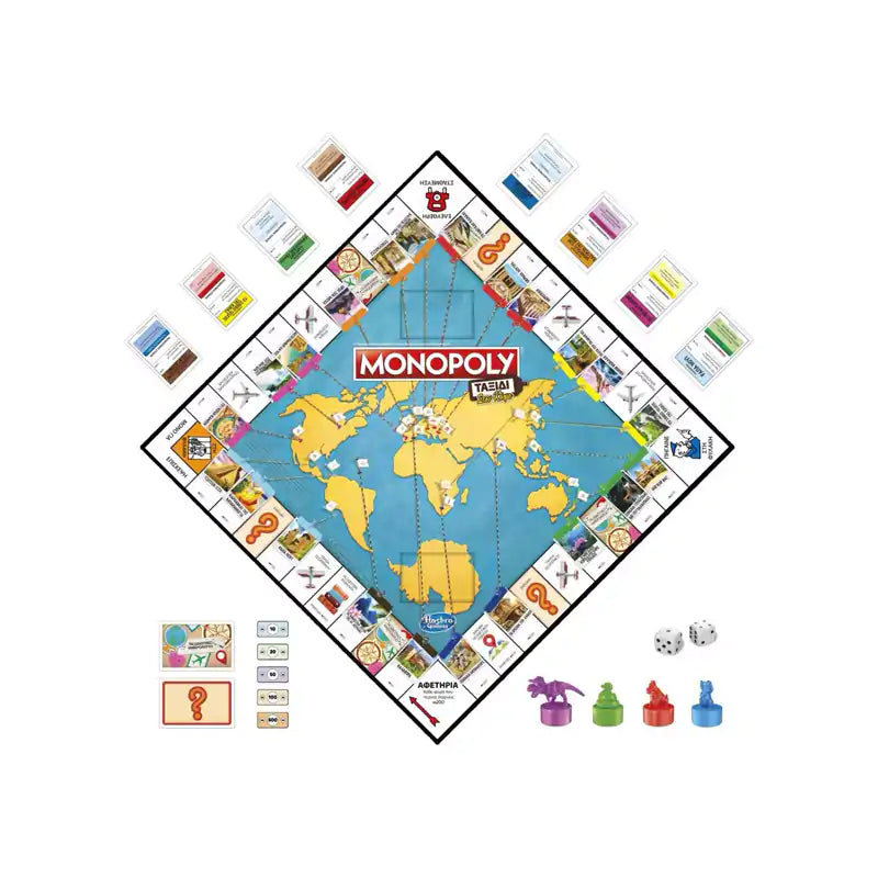 Hasbro Επιτραπέζιο Monopoly World Tour (F4007)
