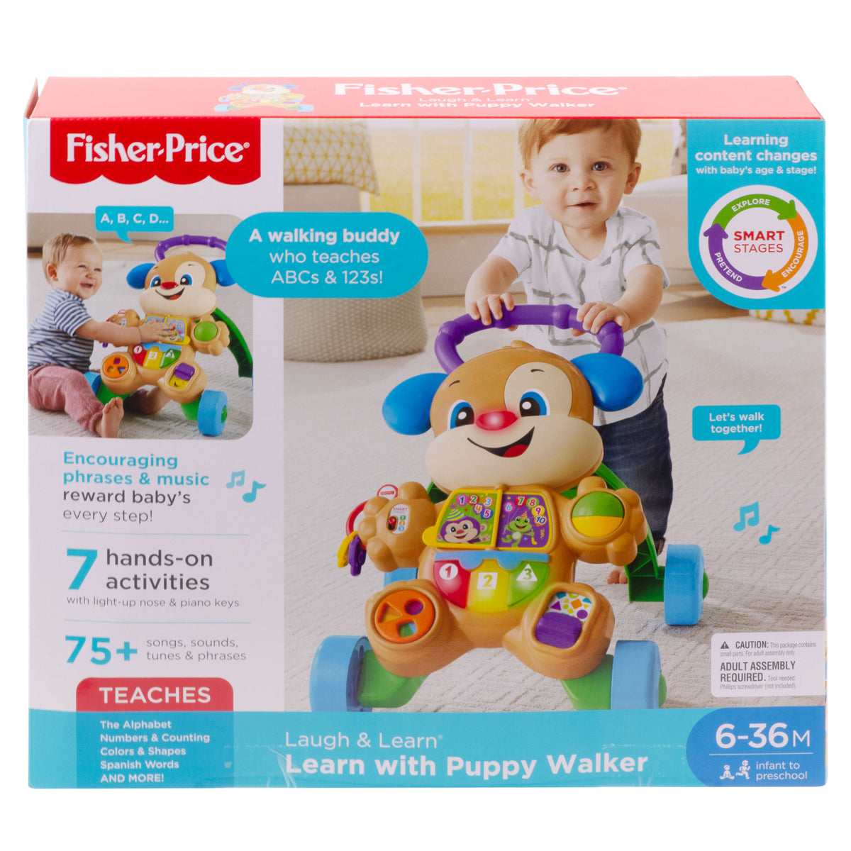 Fisher Price Laugh & Learn Εκπαιδευτική Στράτα Σκυλάκι Smart Stages (FTC66)