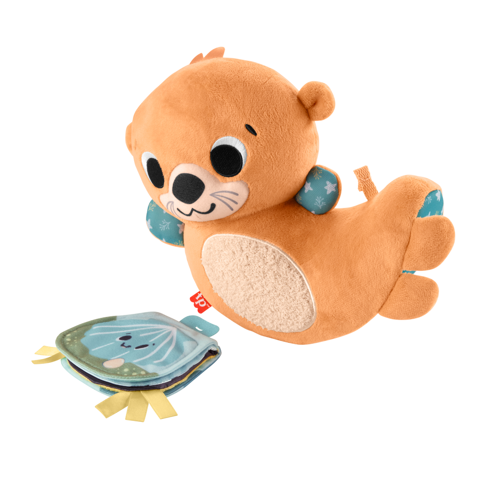 Fisher Price Βίδρα Με Κίνηση και Μαλακό Βιβλιαράκι (HXG96) Για 0+