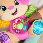 Fisher Price Laugh & Learn Εκπαιδευτικό Σκυλάκι Smart Stages Ροζ (JFD34) Για 6+ Μηνών