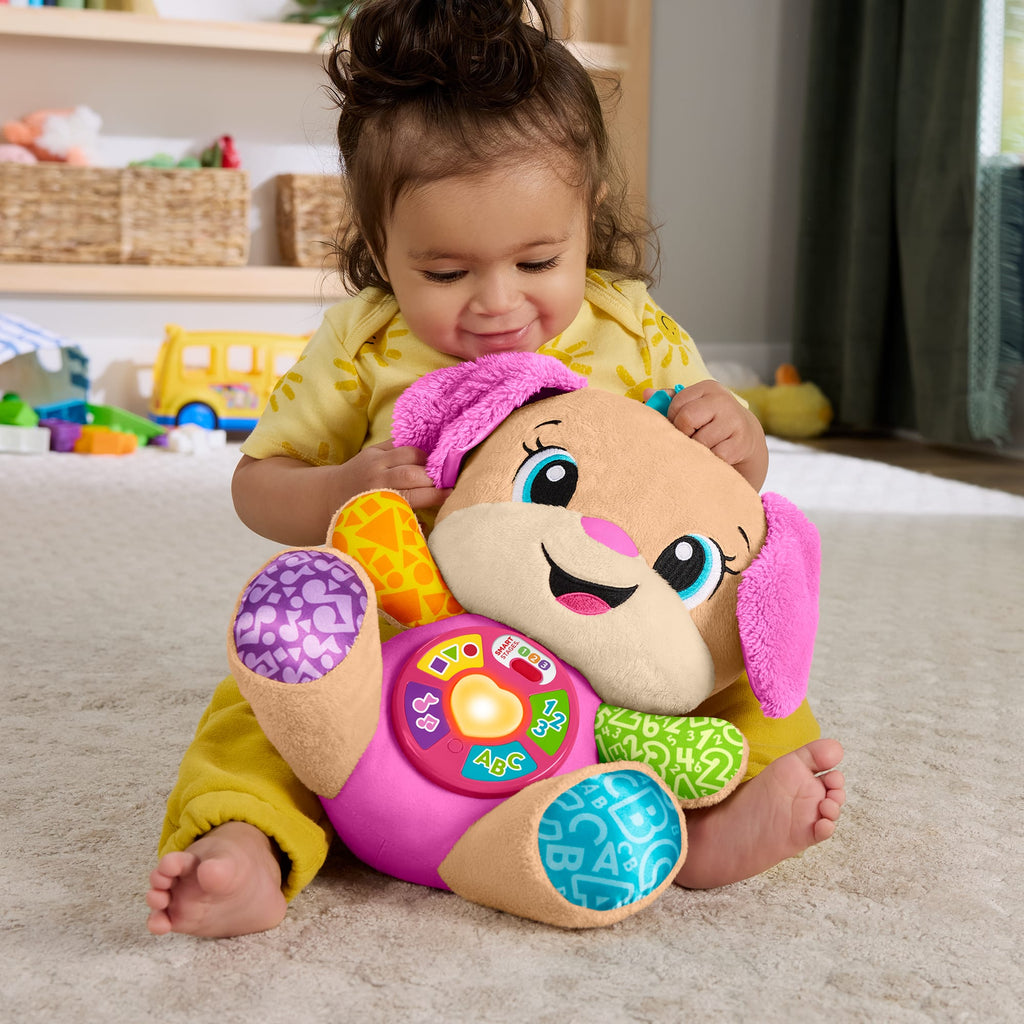 Fisher Price Laugh & Learn Εκπαιδευτικό Σκυλάκι Smart Stages Ροζ (JFD34) Για 6+ Μηνών