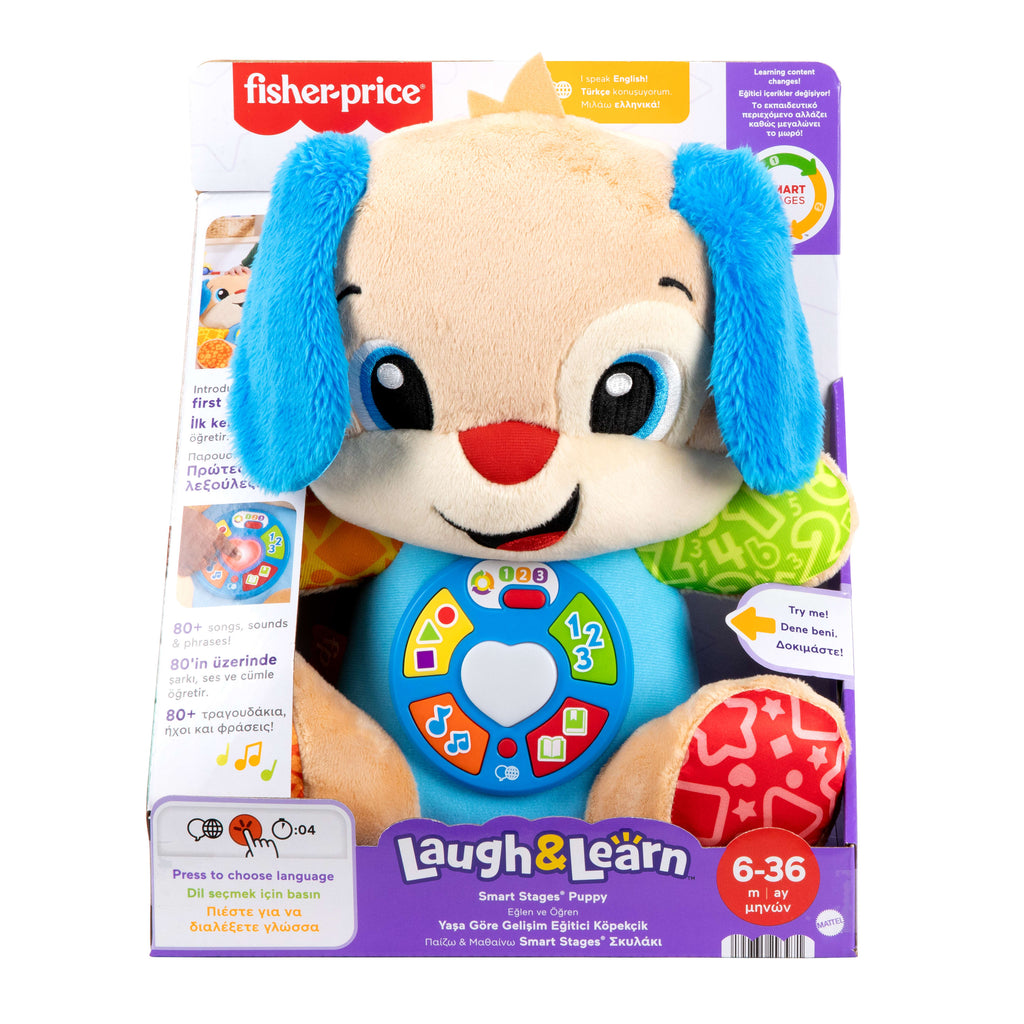 Fisher Price Laugh & Learn Εκπαιδευτικό Σκυλάκι Smart Stages (JFD25) Για 6+ Μηνών