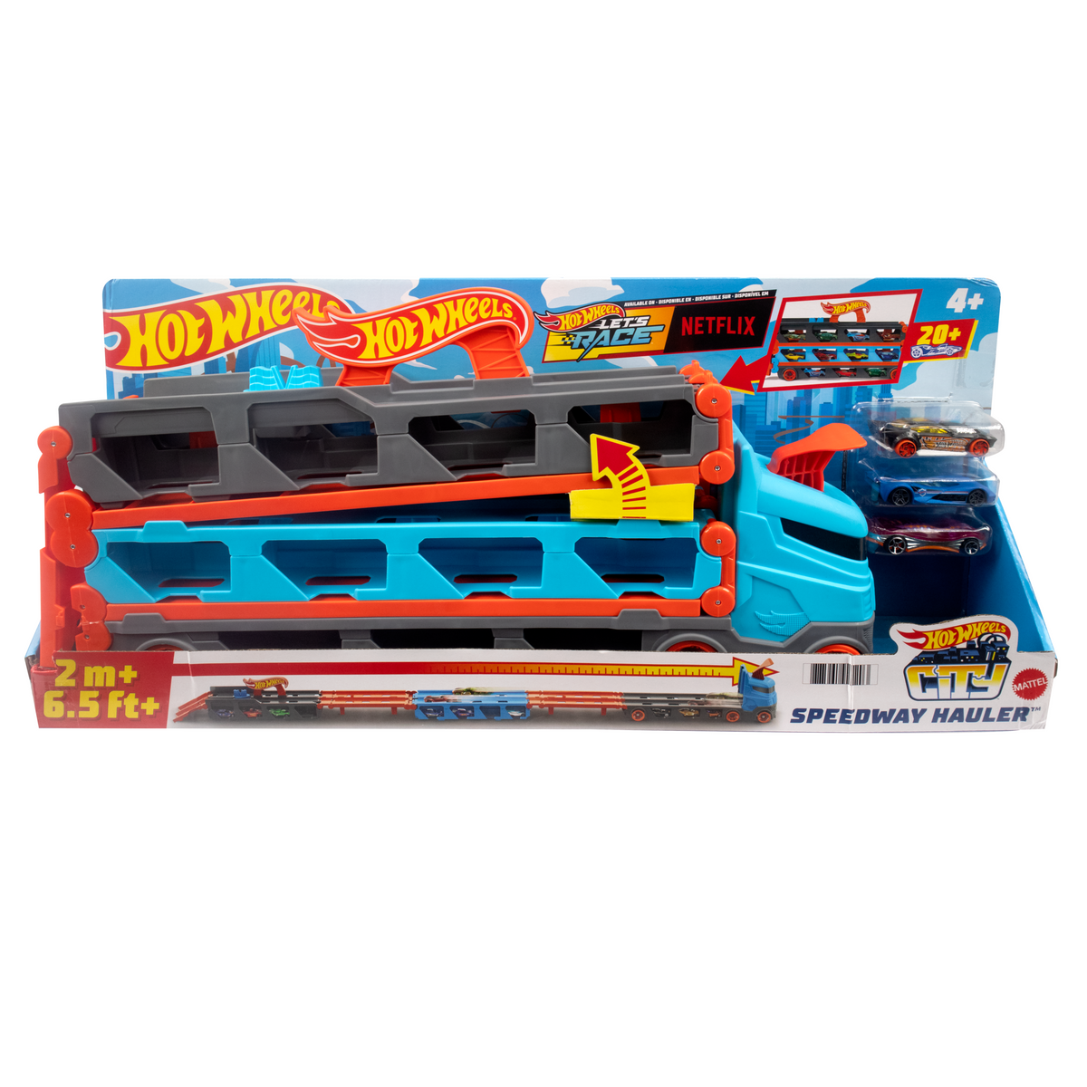 Hot Wheels Νταλίκα-Πίστα 2 Σε 1 (GVG37)
