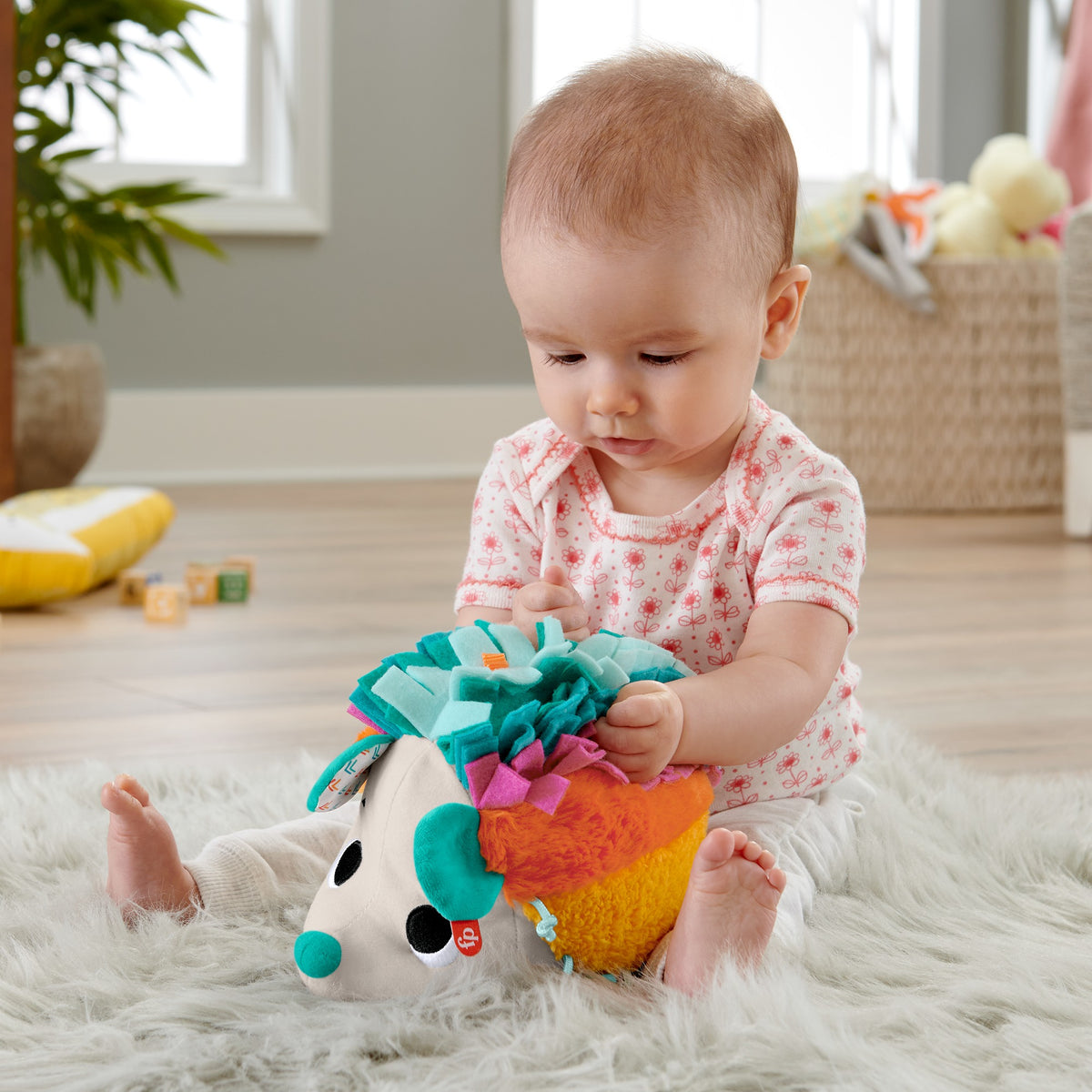 Fisher Price Μαλακό Σκαντζοχοιράκι-Ουράνιο Τόξο (HBP42)