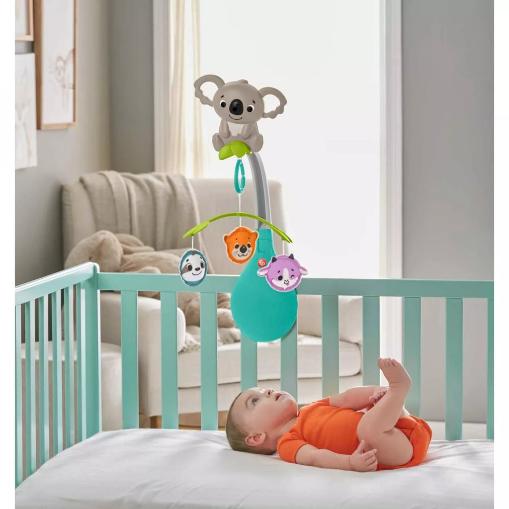 Διαδραστικό Παιχνίδι Fisher-Price: 3-in-1 Soothe Play Mobile (HGB90) Για 0+