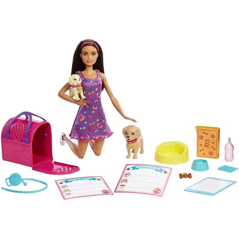 Mattel Barbie Κουταβάκια Καστανά Μαλλιά (HKD86)