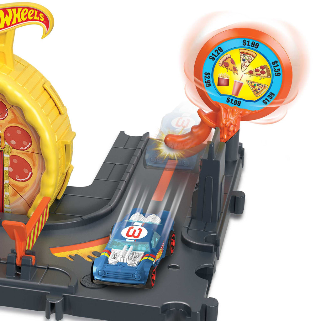 Πίστα Mini Hot Wheels City Speedy Pizza Pick Up - HKX44