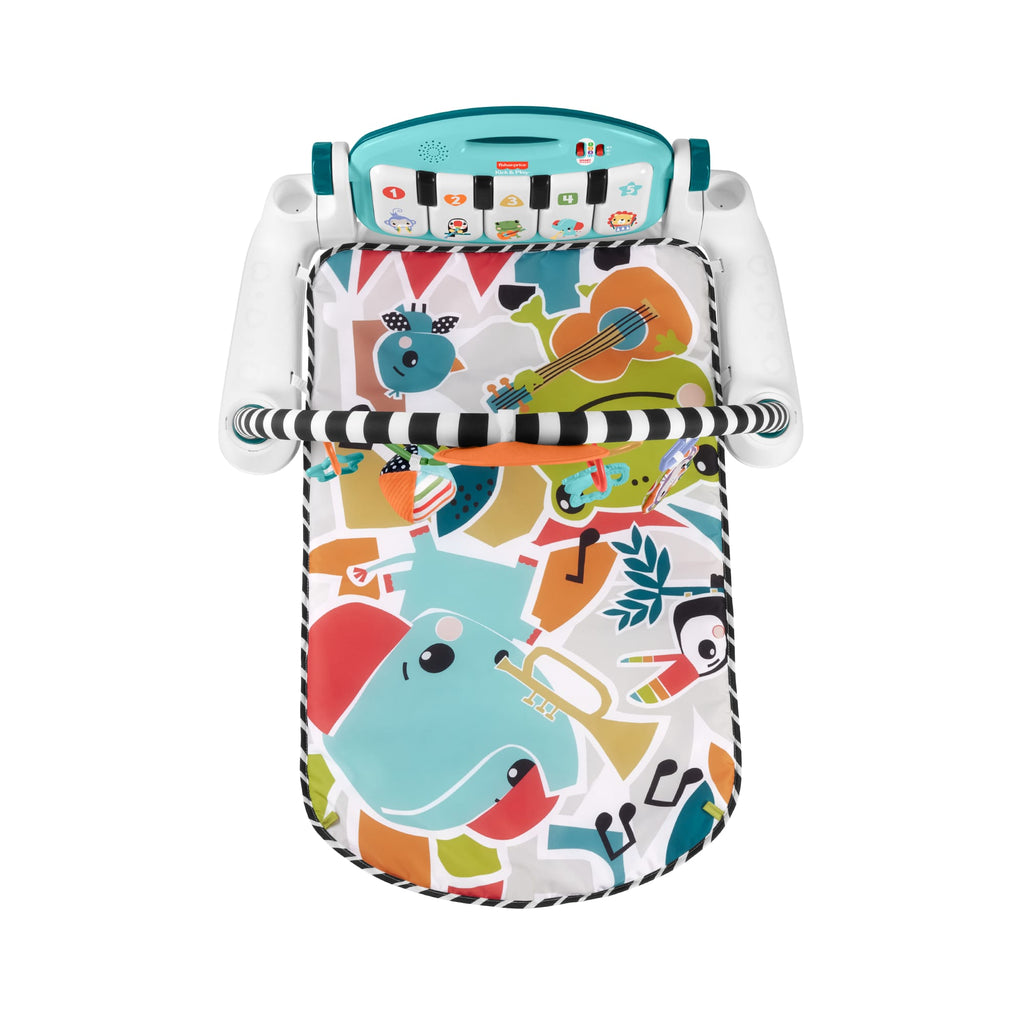 Fisher Price Kick & Play Γυμναστήριο Δραστηριοτήτων με Μουσική για Νεογέννητα HWY55