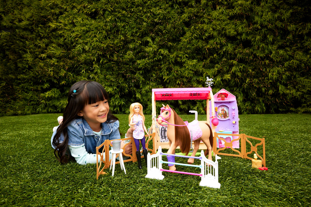 Barbie The Great Horse Chase Στάβλος (HXJ44)