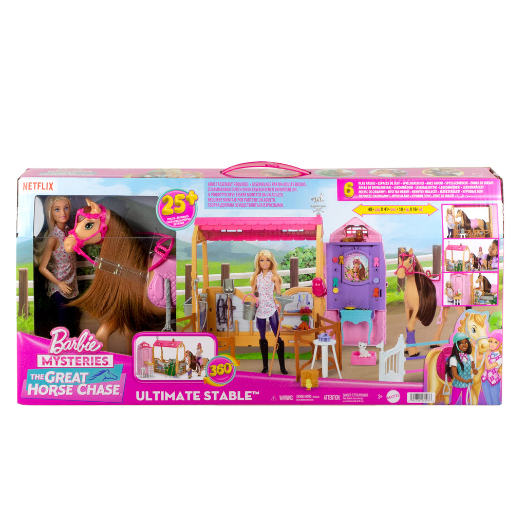 Barbie The Great Horse Chase Στάβλος (HXJ44)
