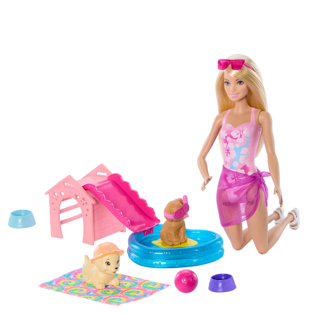 Barbie® Pool Party με Κουταβάκια (JBF35)