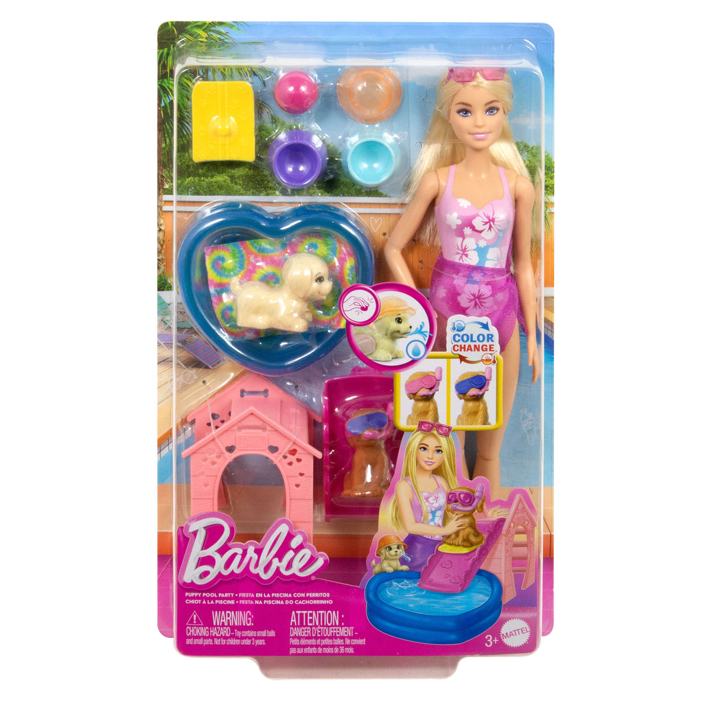 Barbie® Pool Party με Κουταβάκια (JBF35)