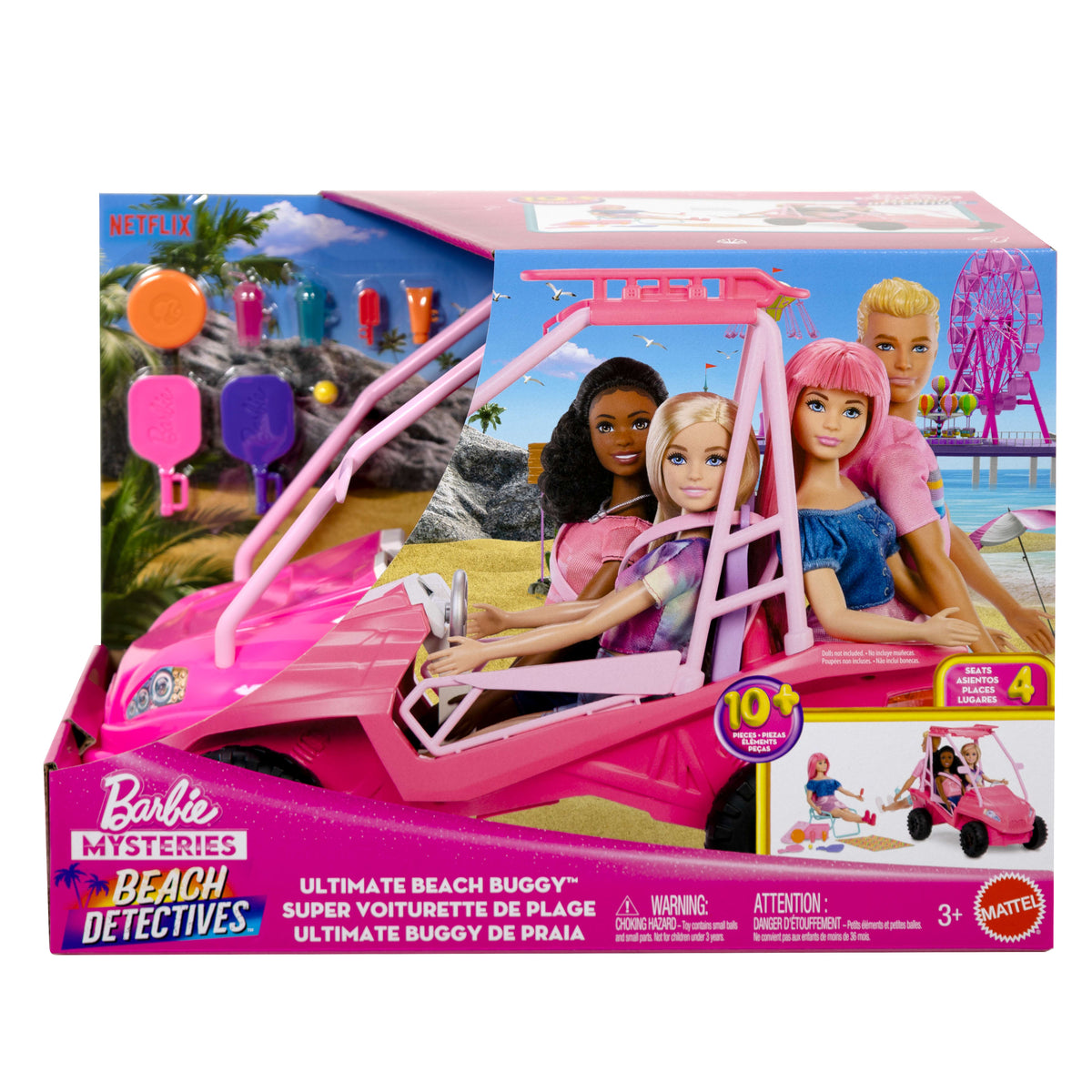 Barbie Mysteries™ Beach Detectives Όχημα Παραλίας (JFV68)
