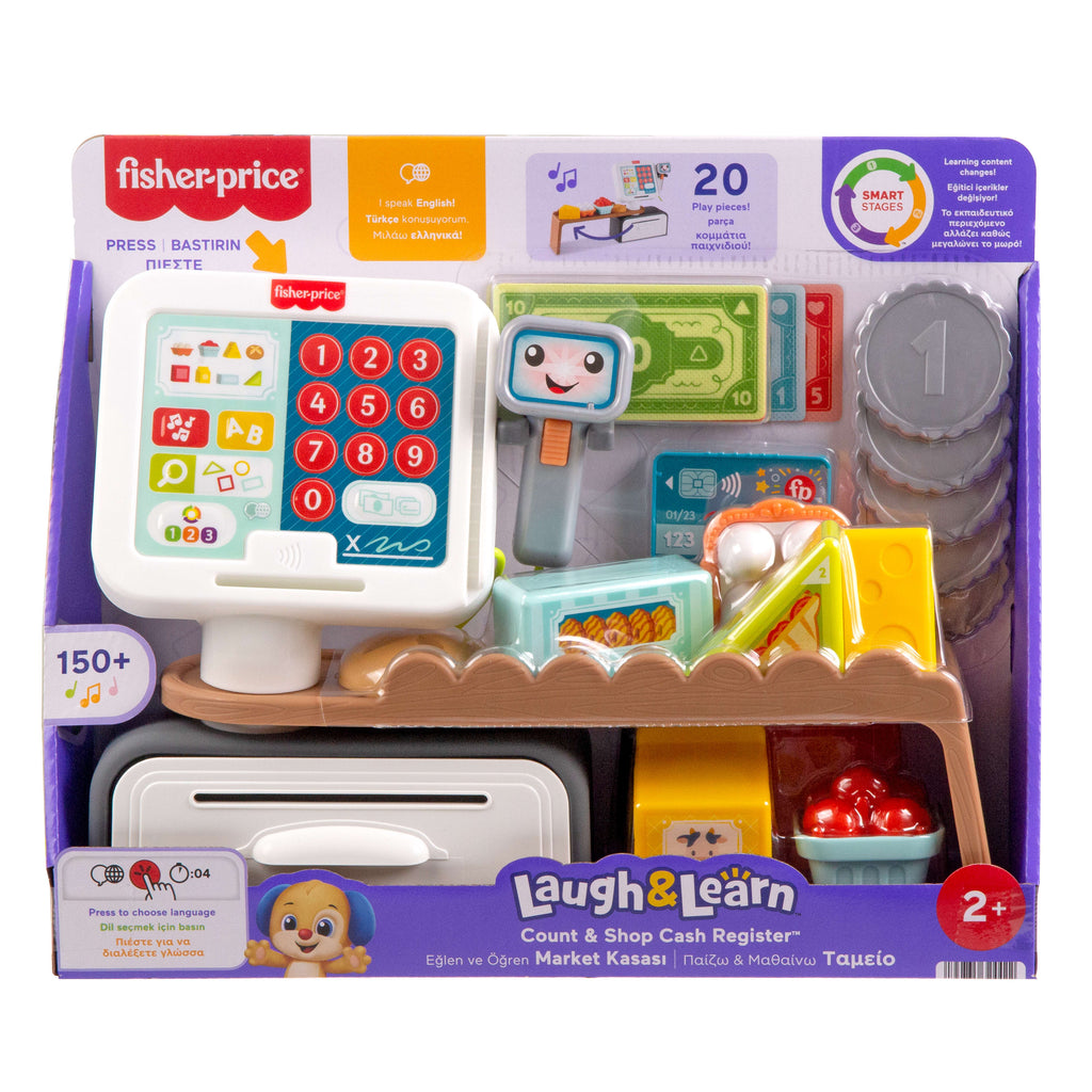 Fisher Price Laugh & Learn Εκπαιδευτική Ταμειακή Μηχανή (JGW99) Για 2+ Ετών