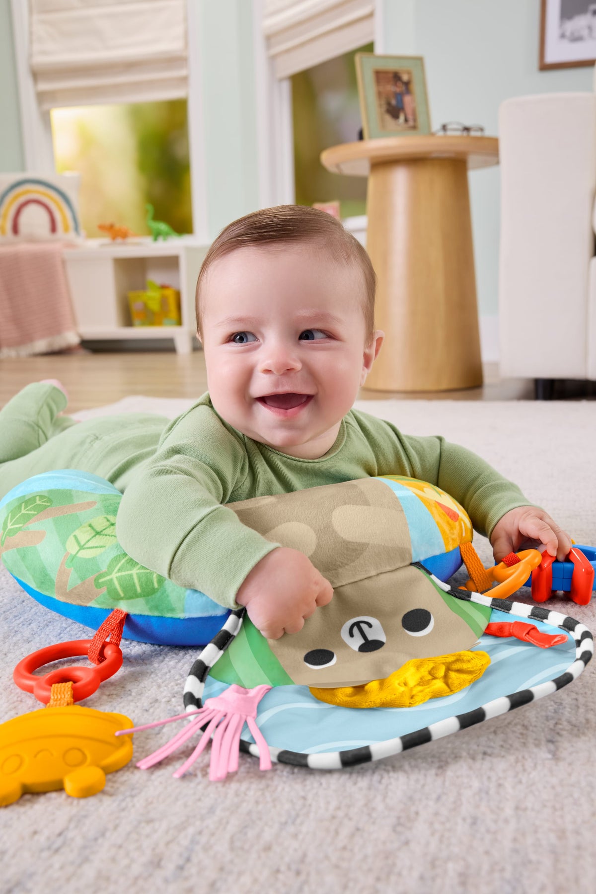 Fisher Price Μαξιλαράκι Δραστηριοτήτων Με Αρκουδάκι (JHB44) Για 0+