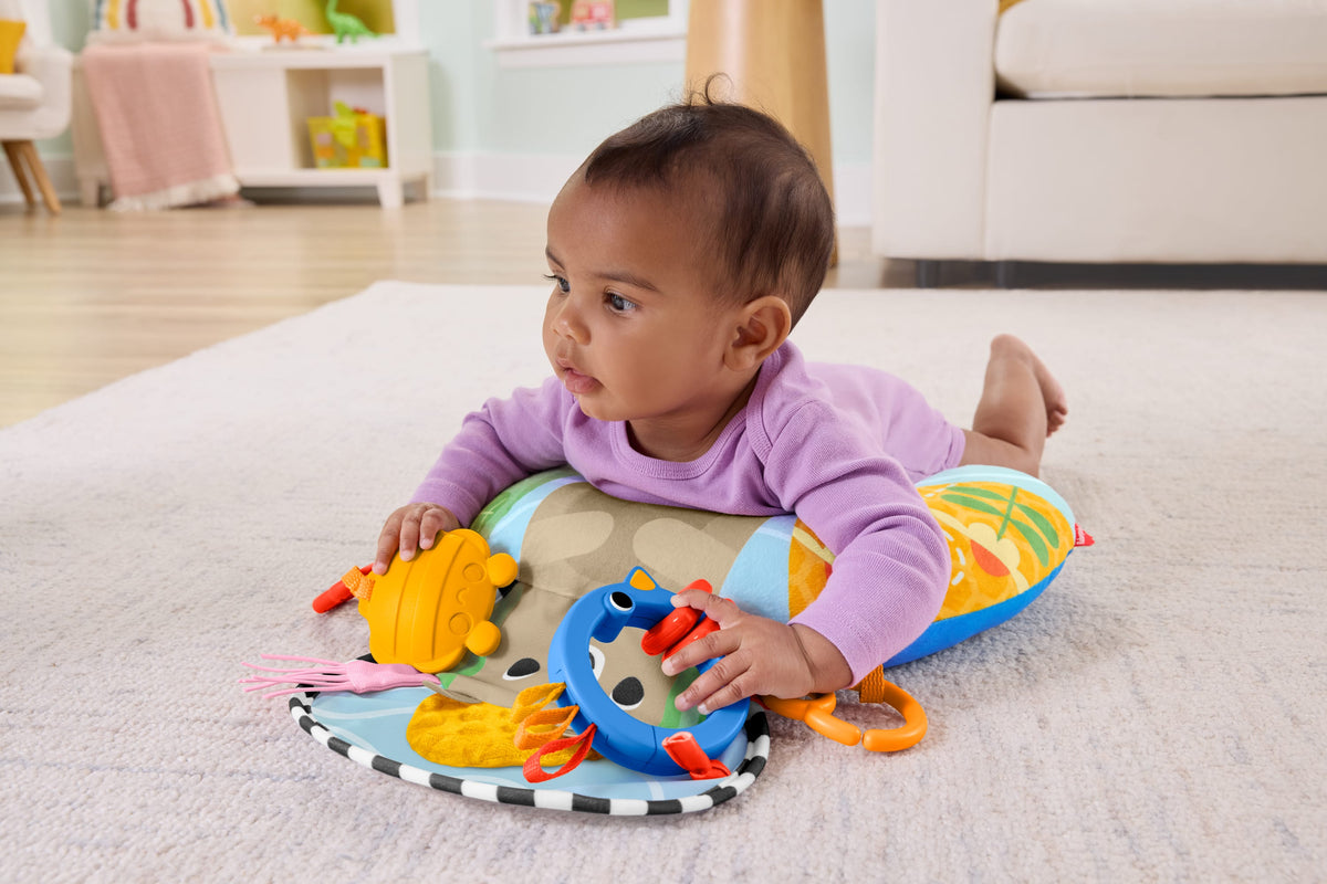 Fisher Price Μαξιλαράκι Δραστηριοτήτων Με Αρκουδάκι (JHB44) Για 0+