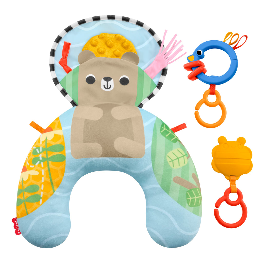 Fisher Price Μαξιλαράκι Δραστηριοτήτων Με Αρκουδάκι (JHB44) Για 0+