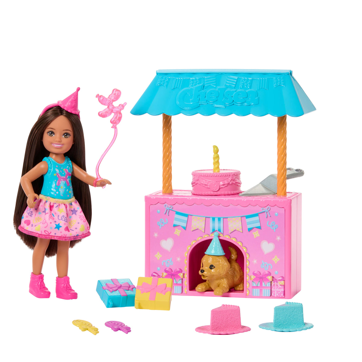 BARBIE® CLUB CHELSEA™ Πάρτι Γενεθλίων Κούκλα και Αξεσουάρ (JJB41)