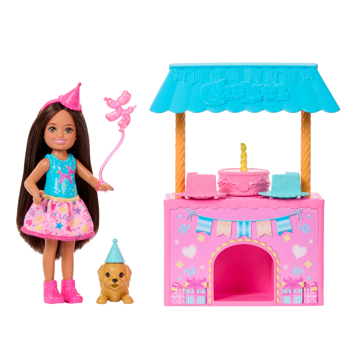 BARBIE® CLUB CHELSEA™ Πάρτι Γενεθλίων Κούκλα και Αξεσουάρ (JJB41)