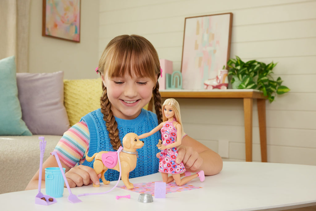 Barbie Malibu Βόλτα Mε Σκυλάκι - JJB46