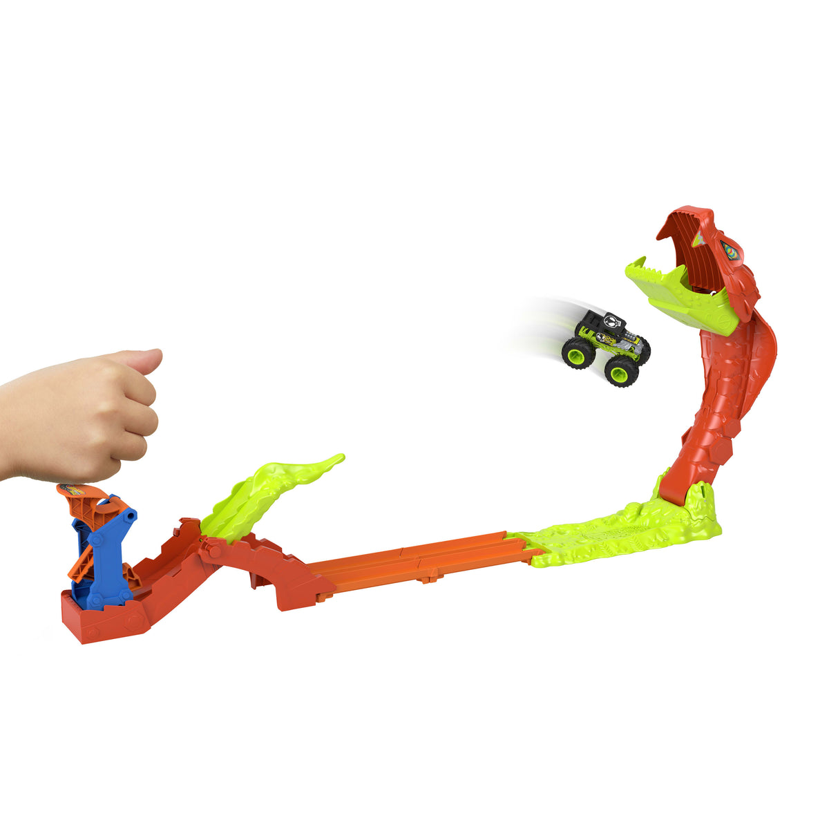 Hot Wheels Monster Trucks Πίστα-Επίθεση Φιδιού (JJN44)