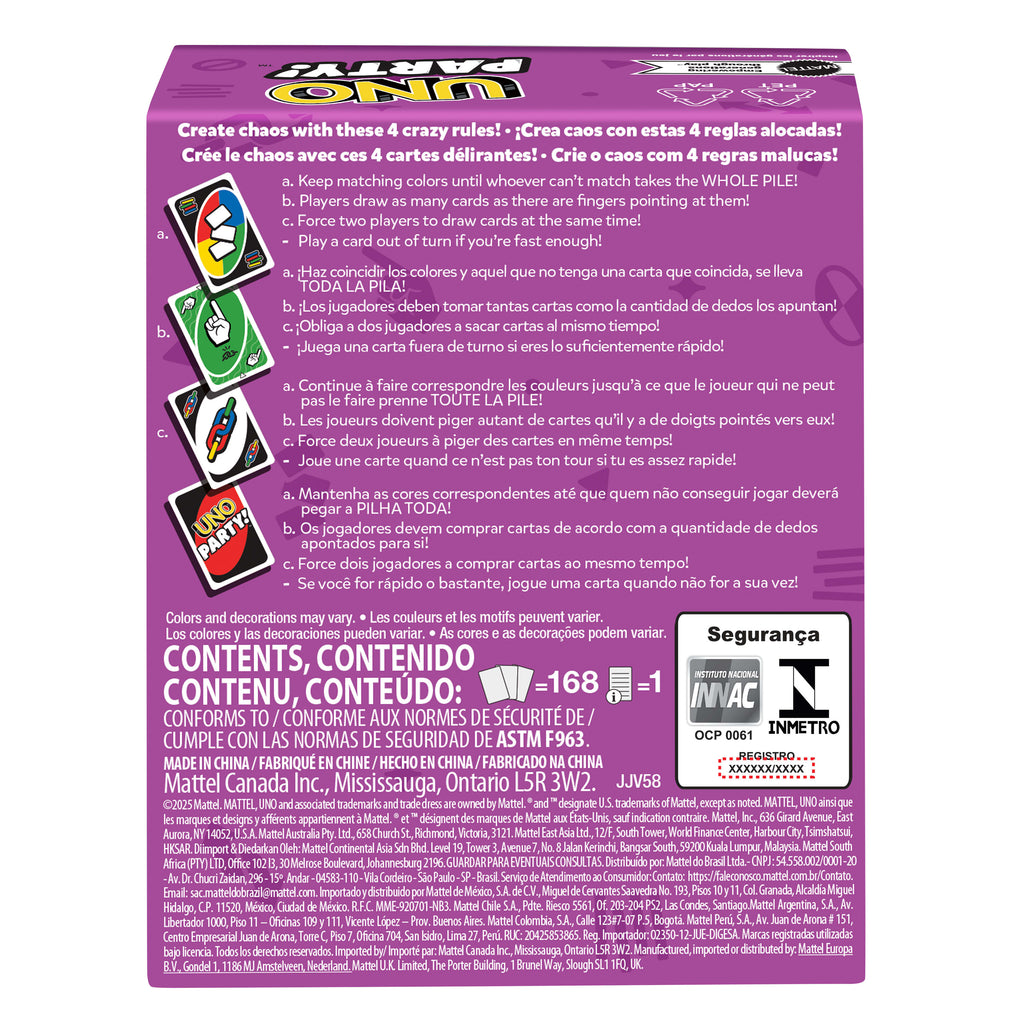 UNO Party Refresh (JJV58)