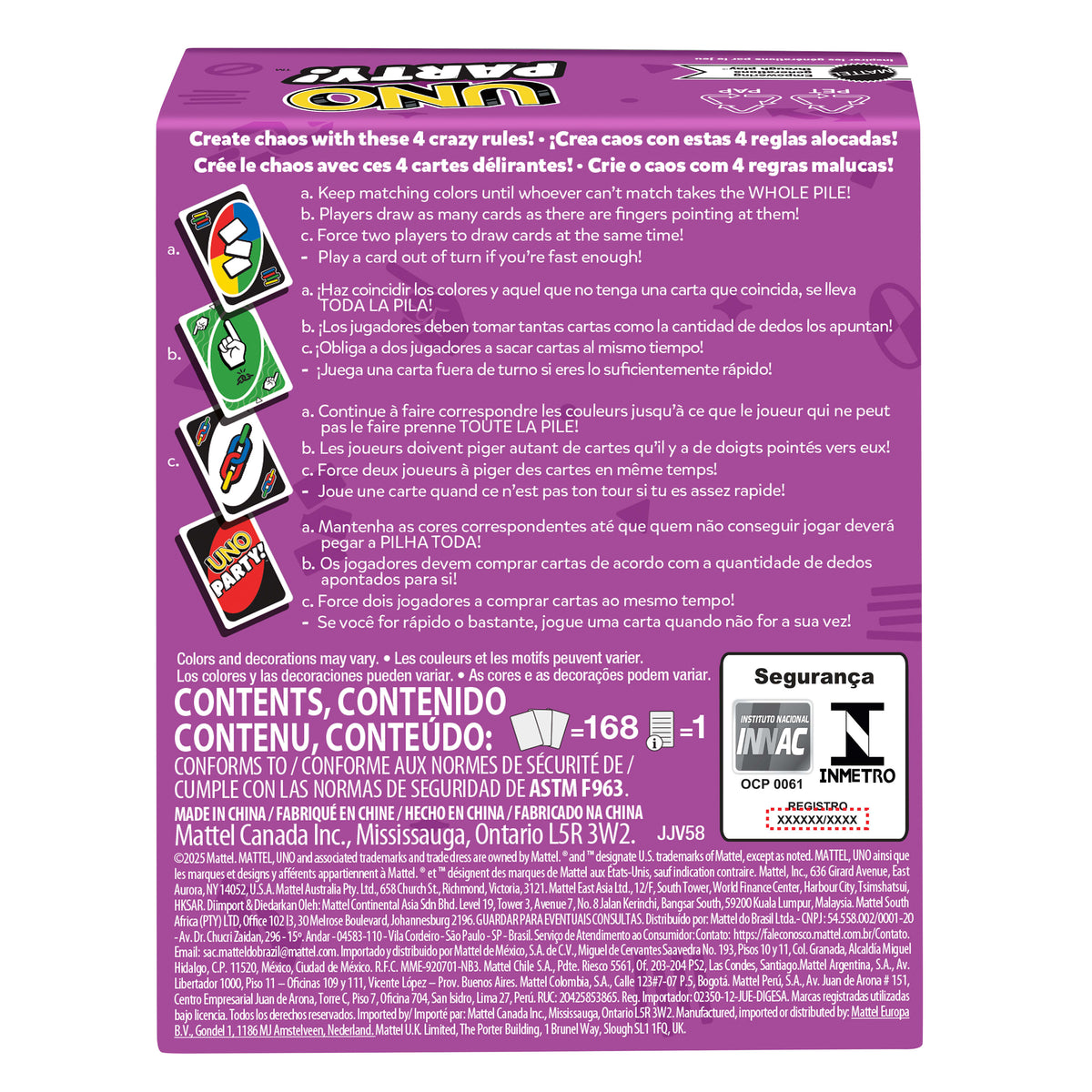 UNO Party Refresh (JJV58)