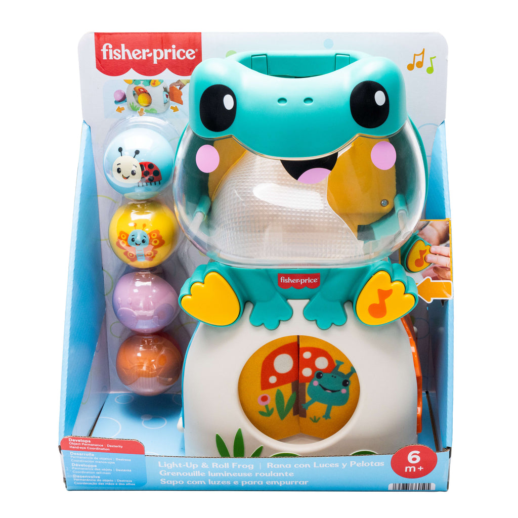 Fisher Price Βάτραχος Παιχνίδι Με Μπαλίτσες Ήχους Και Φώτα (JLB96)