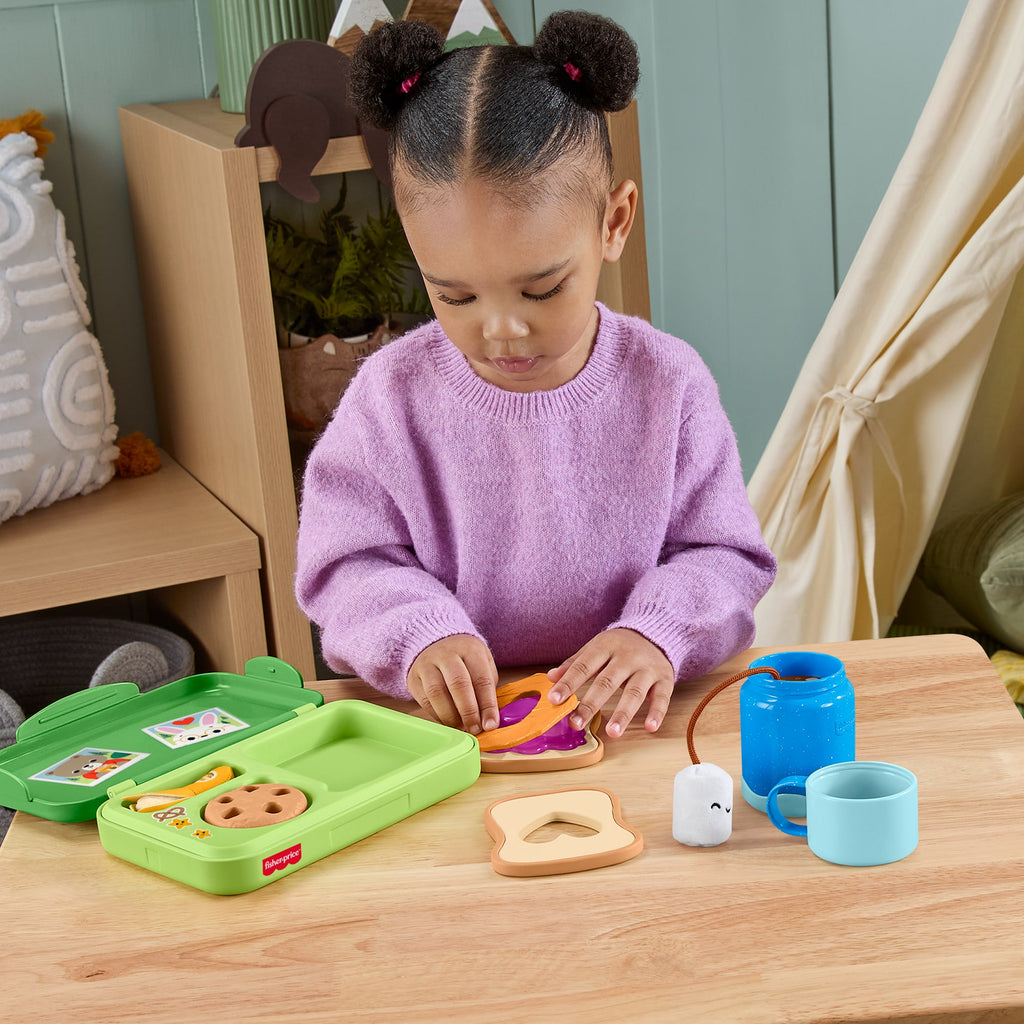 Mattel fisher-price φαγητοδοχείο με παγούρι - σετ παιχνιδιού JLC01 Για 2+ Ετών