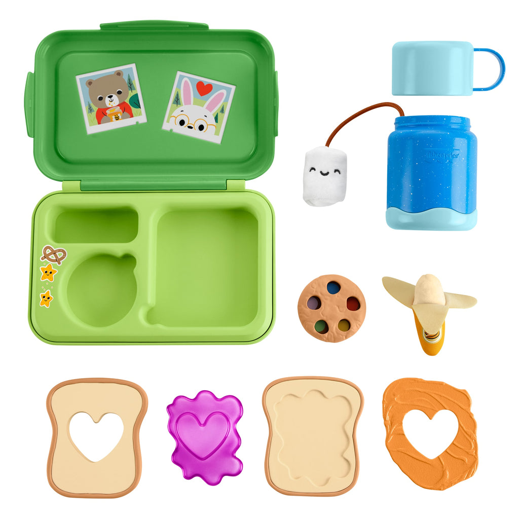 Mattel fisher-price φαγητοδοχείο με παγούρι - σετ παιχνιδιού JLC01 Για 2+ Ετών