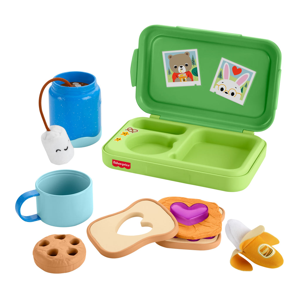 Mattel fisher-price φαγητοδοχείο με παγούρι - σετ παιχνιδιού JLC01 Για 2+ Ετών