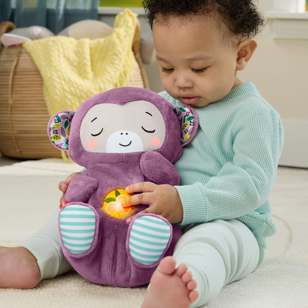 Fisher Price Μαϊμουδάκι Αγκαλιάς Με Κίνηση Αναπνοής & Μουσική (JLH41) Για 0+ Ετών