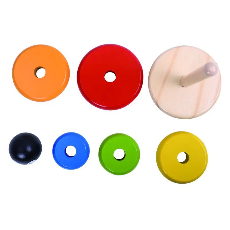 Tooky Toys Πιγκουίνος Πυραμίδα από Ξύλο (TKB502)