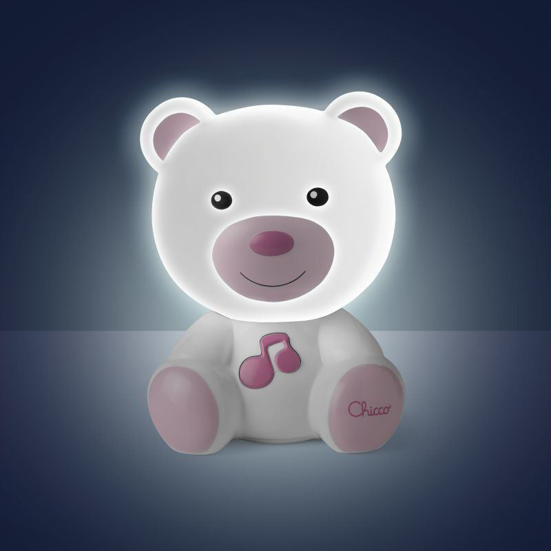 Chicco Βρεφικό Φωτάκι Νυκτός Αρκουδάκι Dreamlight Ροζ Για 0+ Y01-09830-10