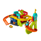 Fisher-Price Little People Sit 'n Skyway - Μεγάλο Γκαράζ - Πίστα με 2 Αυτοκινητάκια HBD77