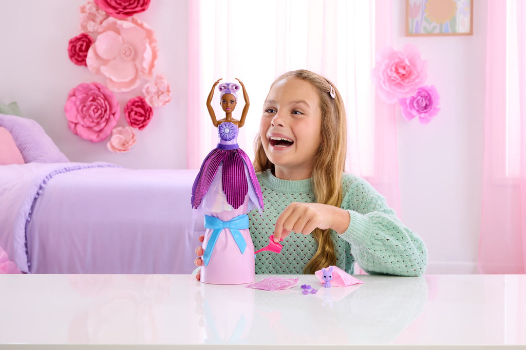 Mattel Barbie Petal Pop - Μωβ Μαργαρίτα JMF58