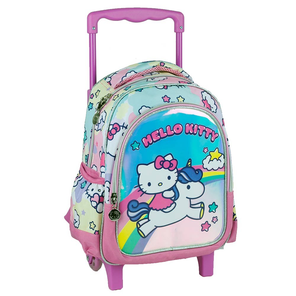 Gim Hello Kitty Unicorn Σχολική Τσάντα Τρόλεϊ Νηπιαγωγείου 335-69072