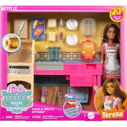 Barbie and Teresa Recipe for Friendship™ Teresa™ Κούκλα και Σετ Παιχνιδιού (JCT06)