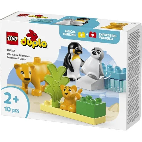 LEGO® DUPLO® Wild Animal Families: Penguins & Lions (10442)