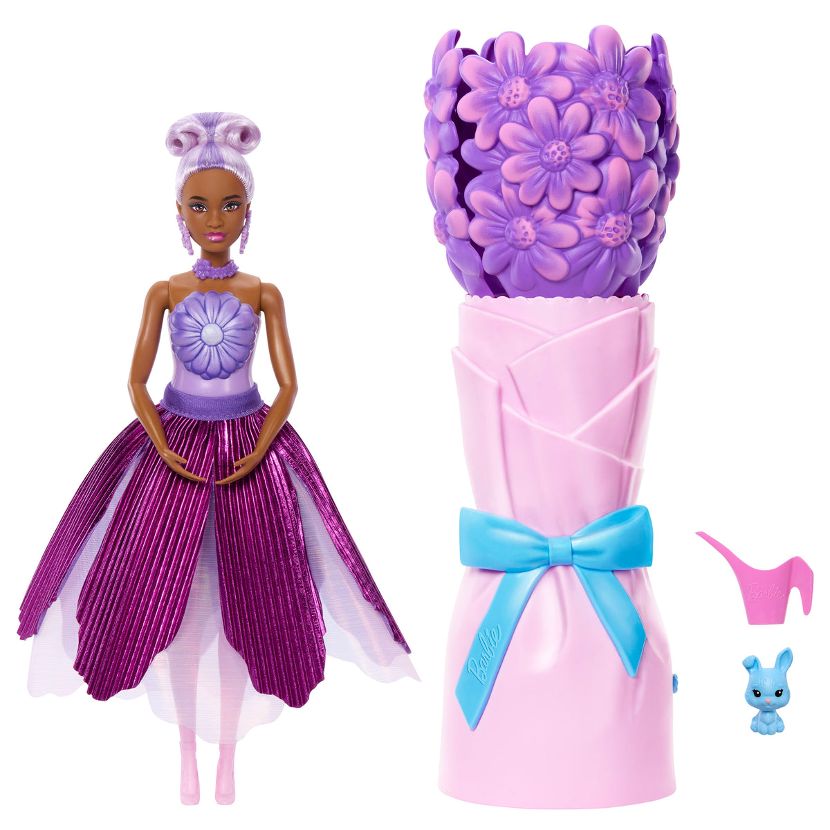 Mattel Barbie Petal Pop - Μωβ Μαργαρίτα JMF58