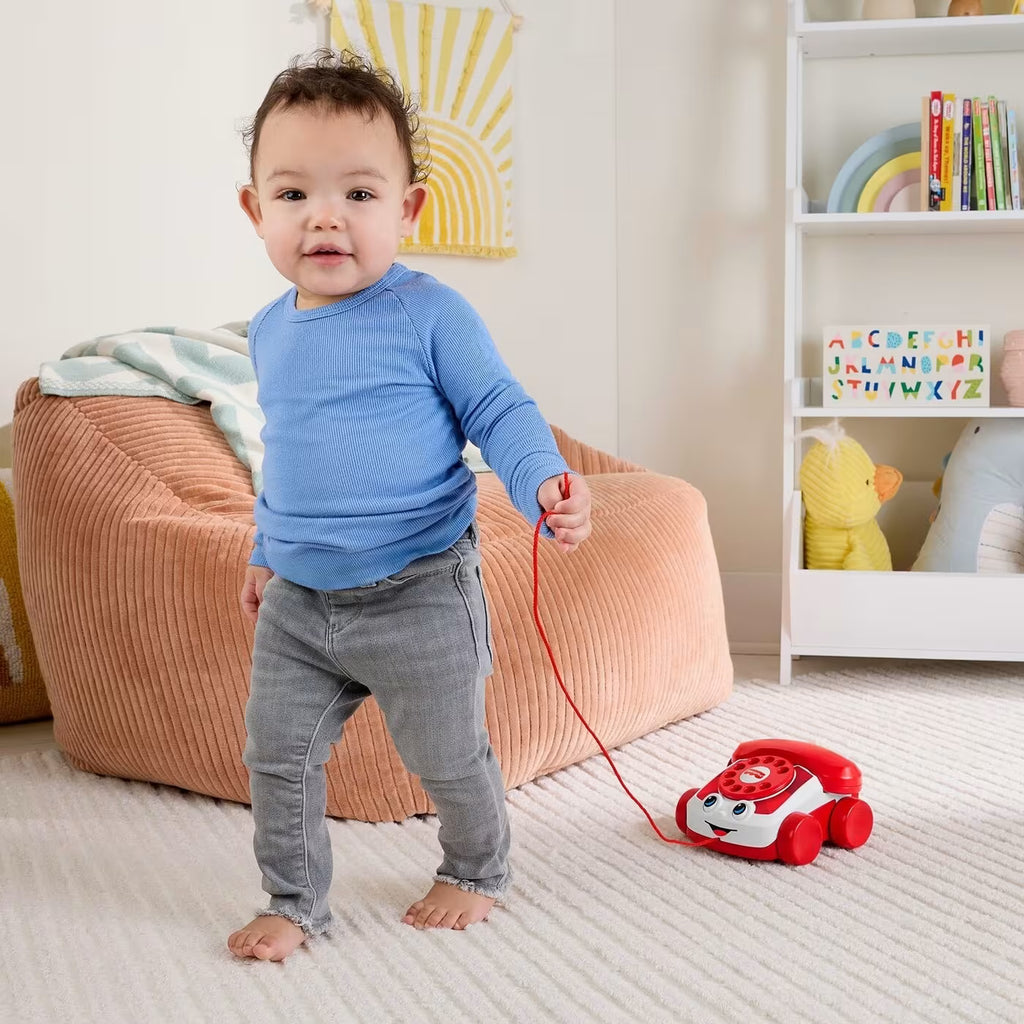 Mattel fisher-price συρόμενο τηλεφωνάκι - 80 χρόνια Mattel JGG97 Για 1+ Έτους