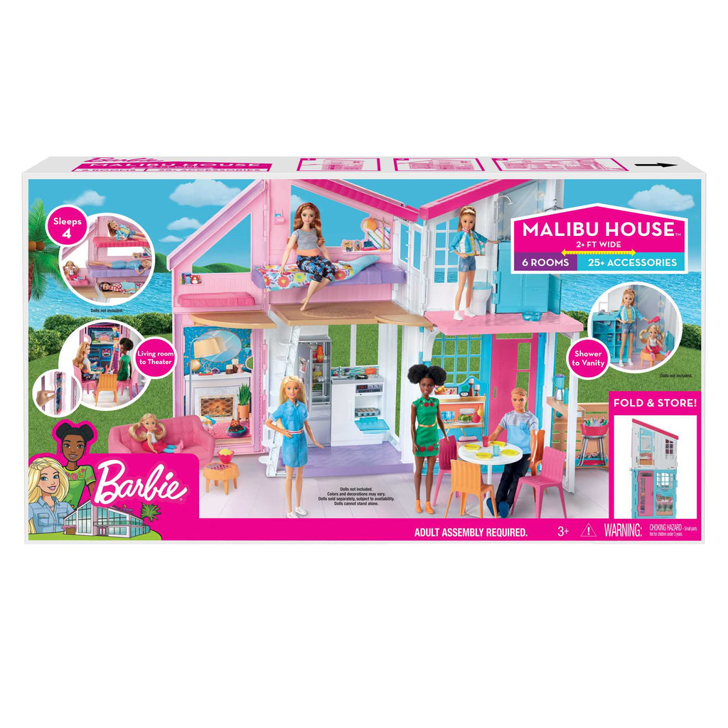 Barbie® Malibu Σπίτι Σετ Παιχνιδιού (FXG57)