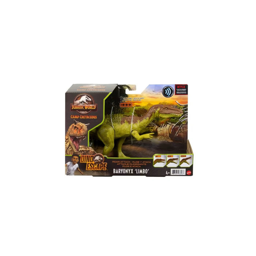 Jurassic World Roar Attack Δεινόσαυροι Με Κινούμενα Μέλη, Λειτουργία Επίθεσης Και Ήχους Baryonyx Limbo GWD06 / GWD12