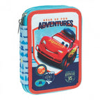 Κασετίνα Διπλή Γεμάτη Disney Pixar Cars Gear Up (341-37100)