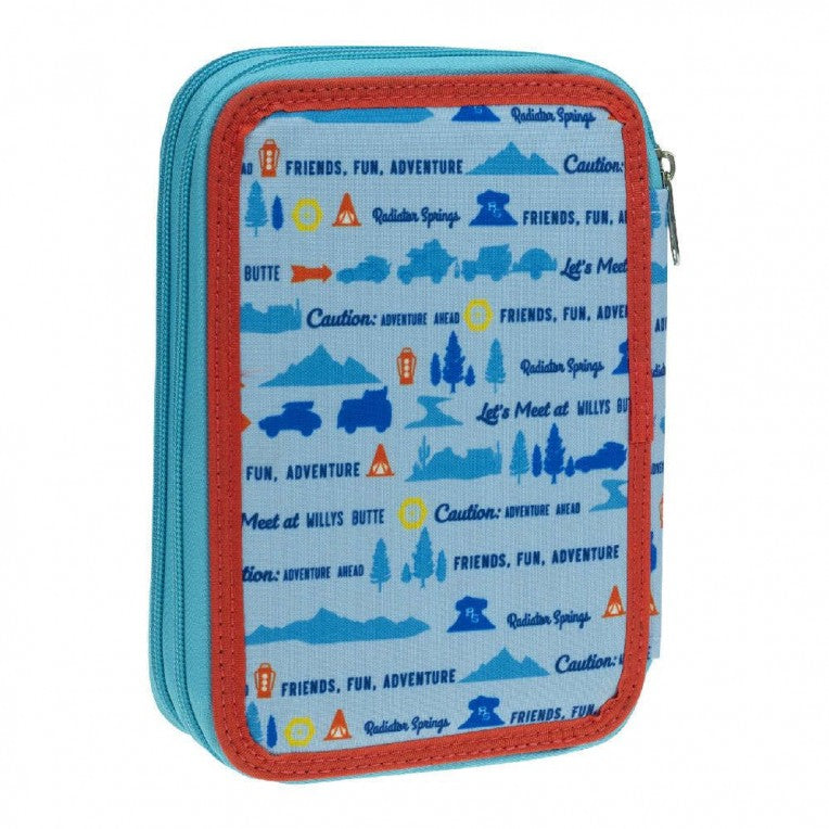 Κασετίνα Διπλή Γεμάτη Disney Pixar Cars Gear Up (341-37100)